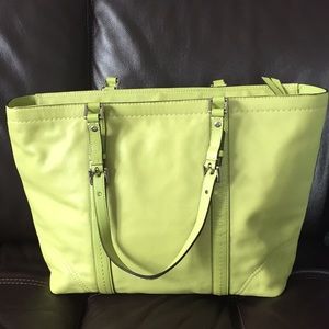 Coach leather Meduim to large tote